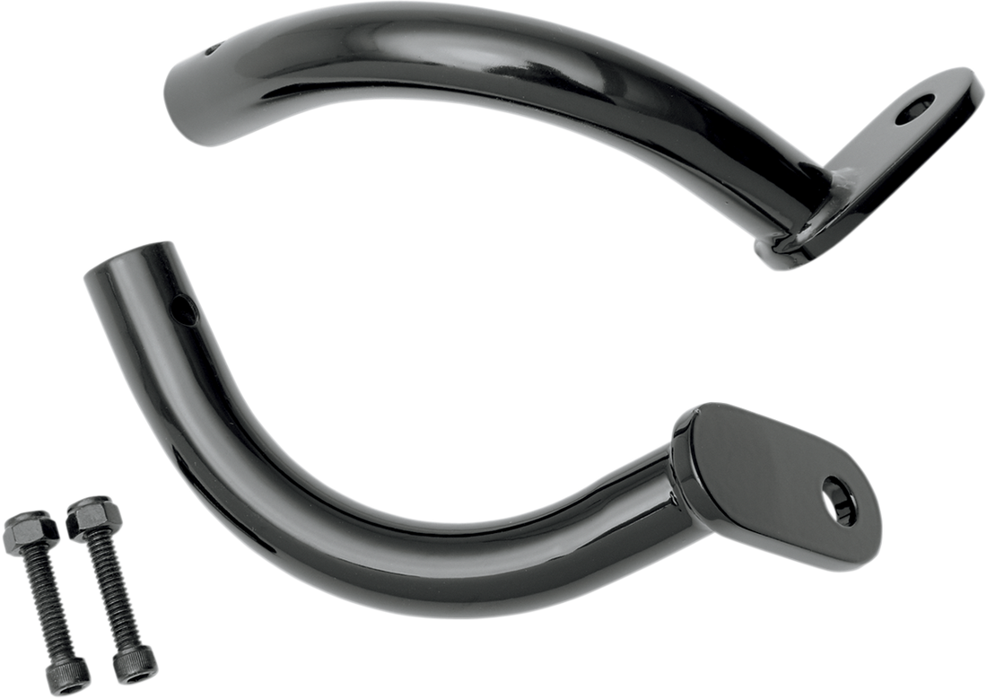 3501-0614 - RICK DOSS Saddlebag Guard Eliminator Bracket - Black S77-0137B