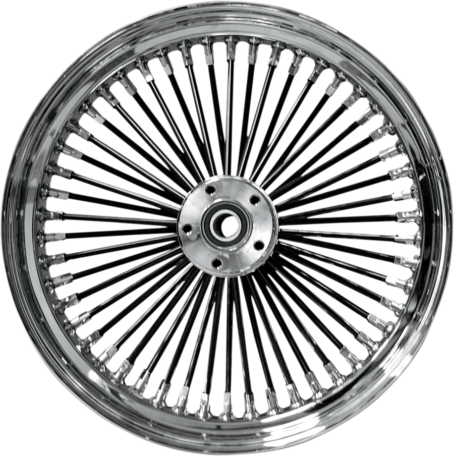 DRAG SPECIALTIES Rear Wheel - Single Disc/No ABS - Black Chrome - 16"x3.50" 04635-2506BS