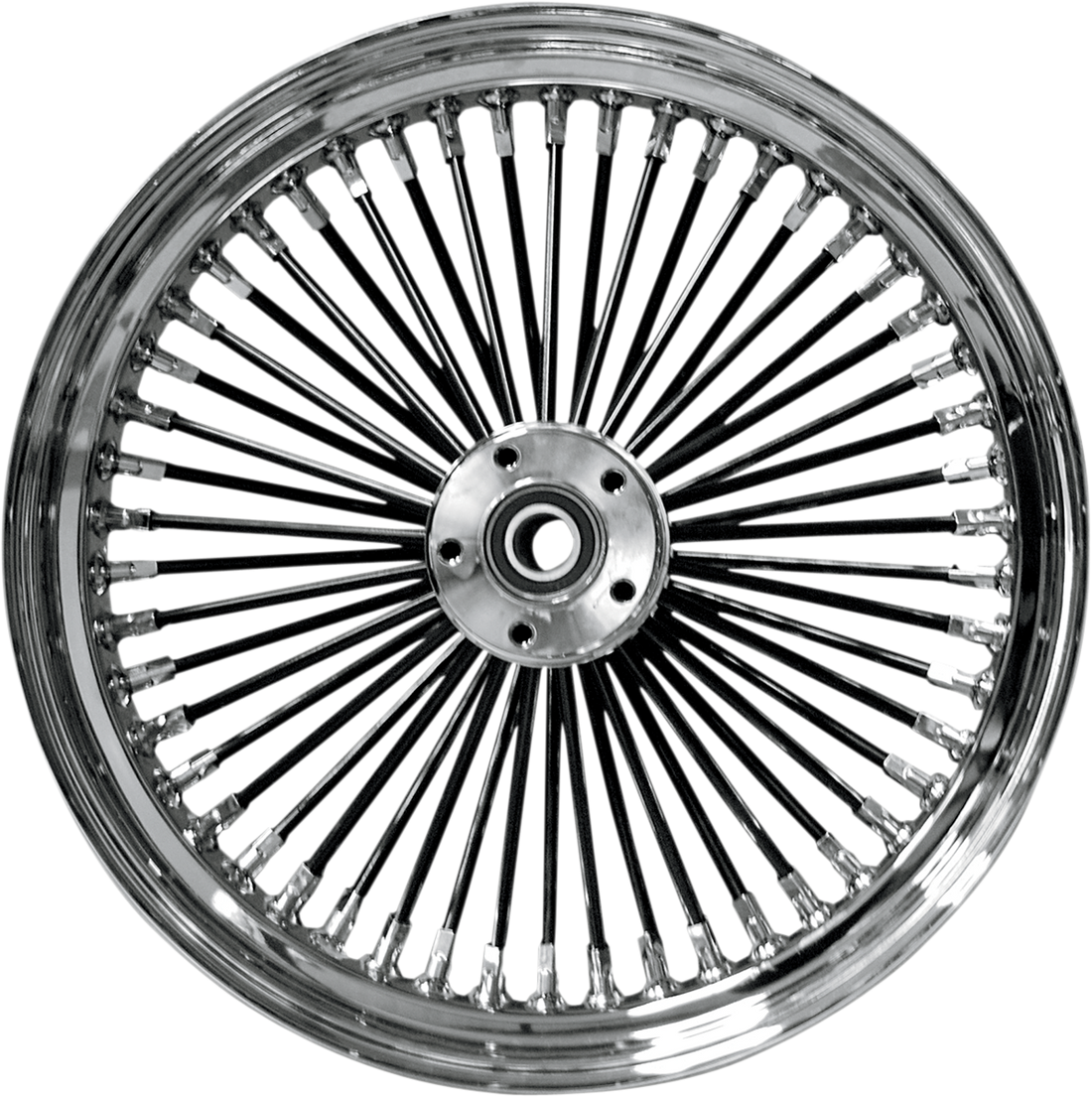 DRAG SPECIALTIES Rear Wheel - Single Disc/No ABS - Black Chrome - 16"x3.50" - '02-'07 FLHT 04635-3516BS