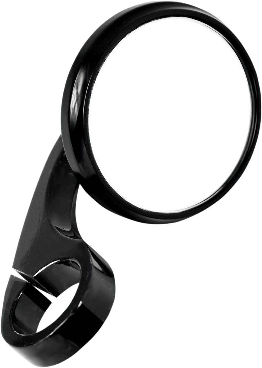 0640-0748 - TODD'S CYCLE Shooter Mirror - 1" - Black 0640-0748