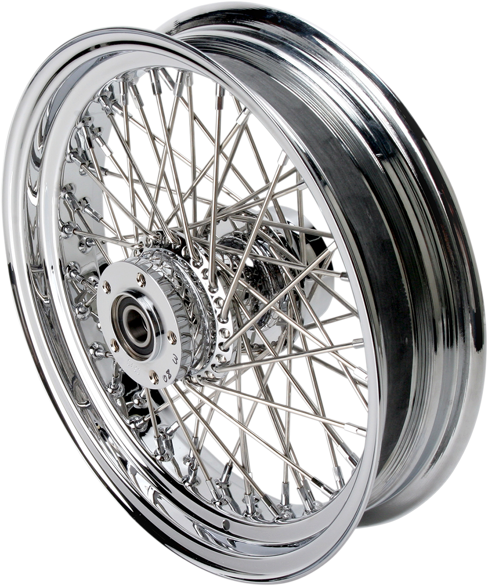 DRAG SPECIALTIES Rear Wheel - 60 Spoke - Single Disc/No ABS - Chrome - 16"x3.50" - '08+ XL 04636-0450-08RS