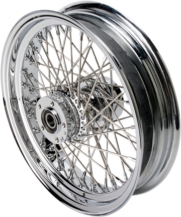 DRAG SPECIALTIES Rear Wheel - 60 Spoke - Single Disc/No ABS - Chrome - 16"x3.50" - '08+ XL 04636-0450-08RS