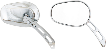 0640-1302 - RIVCO PRODUCTS Billet Mirror - Chrome - Pair MV300