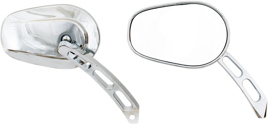 0640-1302 - RIVCO PRODUCTS Billet Mirror - Chrome - Pair MV300