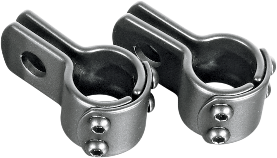 1624-0236 - RIVCO PRODUCTS Peg Mounting Clamp - Black - 1" CLMP1BK