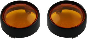 2020-1731 - CUSTOM DYNAMICS Bullet Signal Lenses - Black/Amber PB-B-BEZ-BA