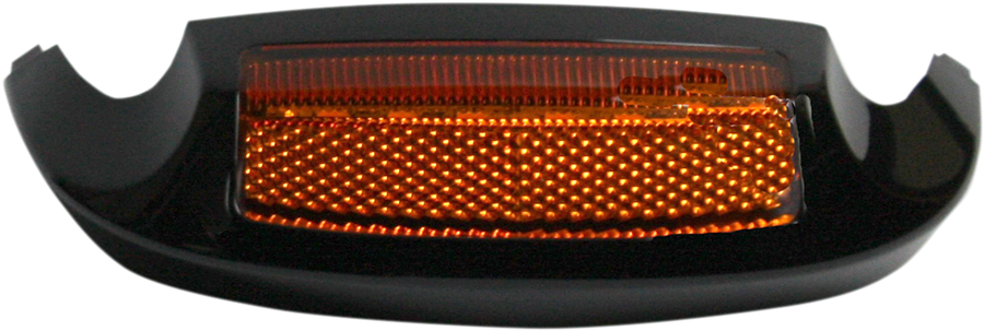 2040-1777 - CUSTOM DYNAMICS Led Front Fender Tip - Amber LED/Amber Lens - Black GEN-FT-AA-BLK