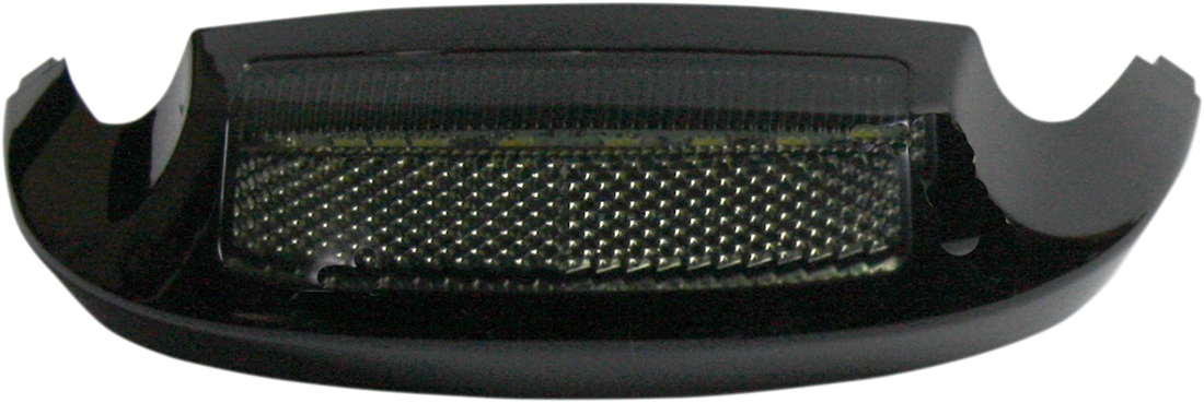 2040-1780 - CUSTOM DYNAMICS Led Front Fender Tip - White LED/Smoke Lens - Black GEN-FT-WS-BLK