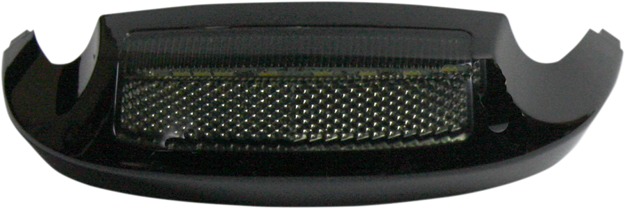 2040-1780 - CUSTOM DYNAMICS Led Front Fender Tip - White LED/Smoke Lens - Black GEN-FT-WS-BLK