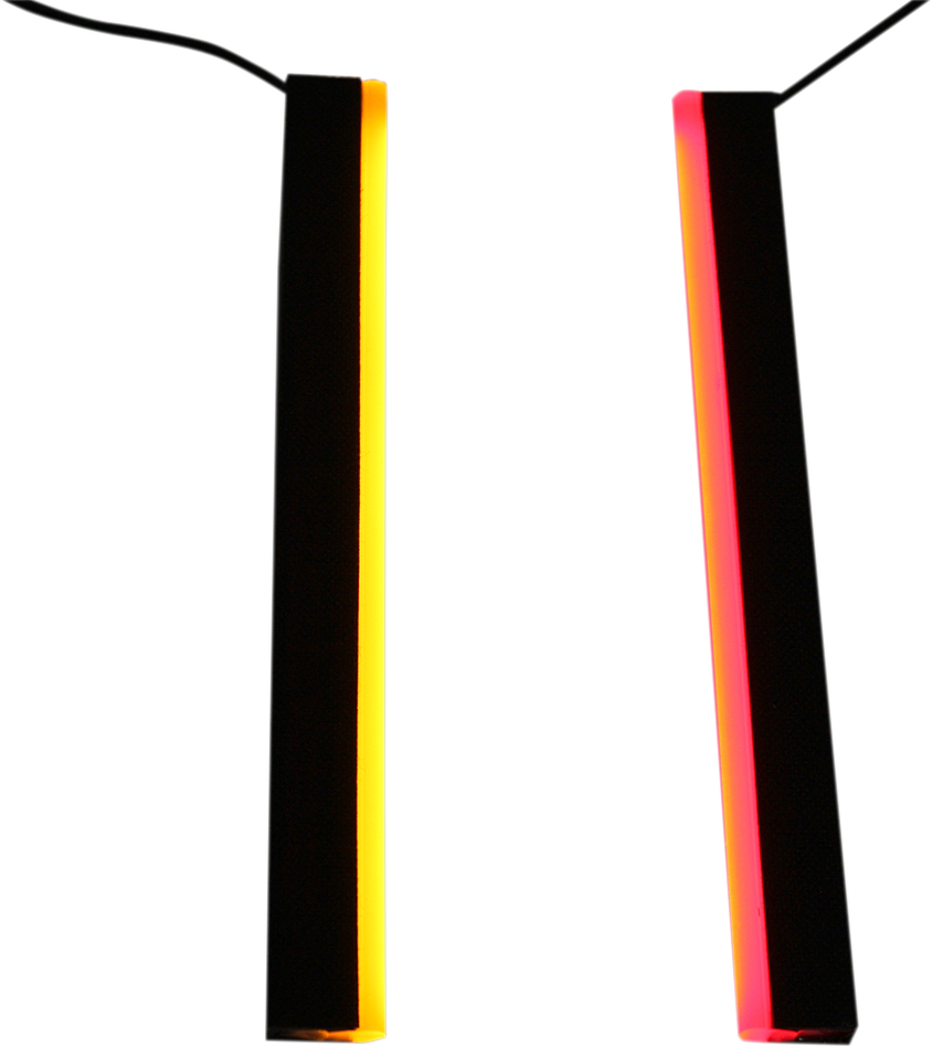2040-1786 - CUSTOM DYNAMICS Plasma Rod - 10" - Red/Amber GENPLASMA10DC2