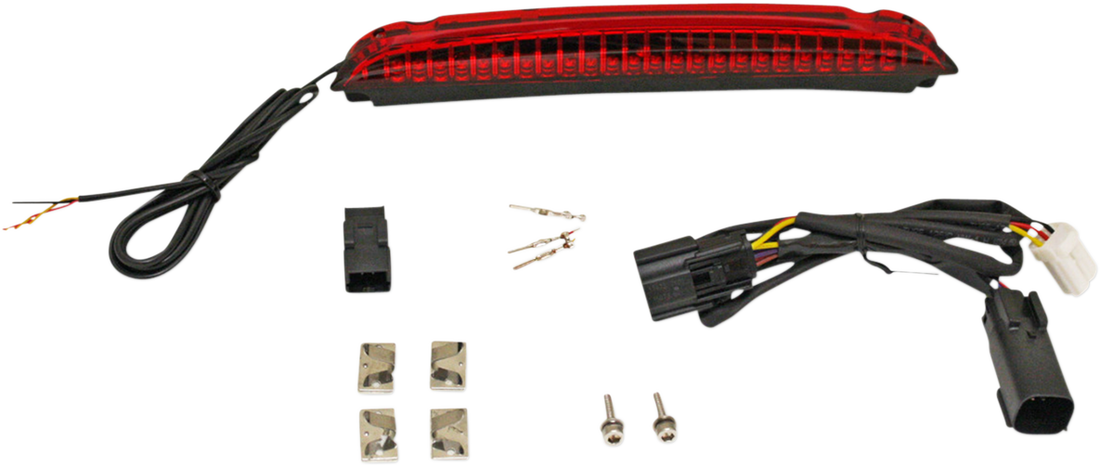 2040-2263 - CUSTOM DYNAMICS Luggage Rack Light Bar - Red CD-LR-01-R