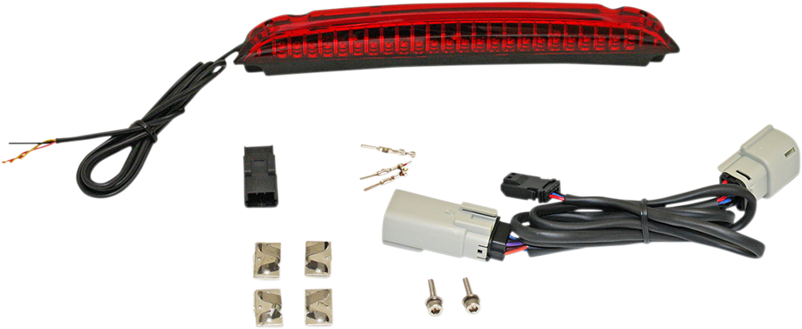 2040-2309 - CUSTOM DYNAMICS Luggage Rack Light - Red CD-LR-04-R