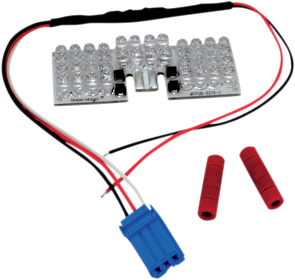 2060-0278 - CUSTOM DYNAMICS LED Fender Tip Boards - Red Dual-Intensity GEN-FT-R-D