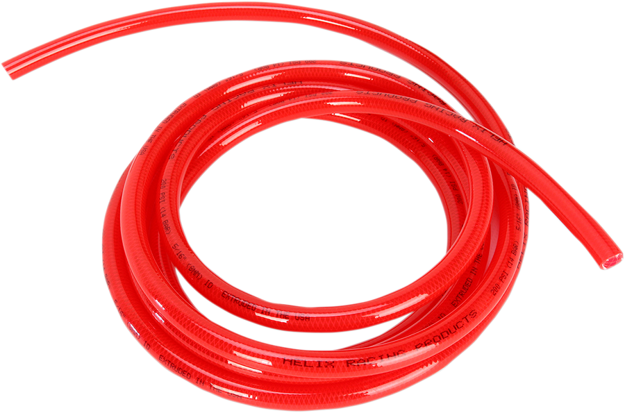 0706-0268 - HELIX High-Pressure Fuel Line - Red - 5/16" - 10' 516-0203