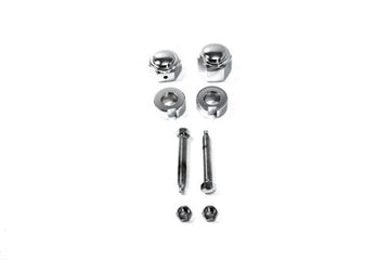 44-0634 - Chrome Rear Axle Adjuster and Nut Kit