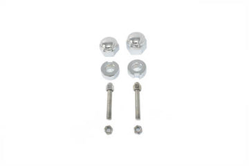 44-0635 - Chrome Rear Axle Adjuster and Nut Kit
