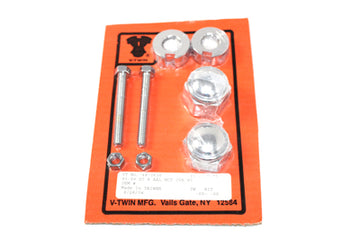 44-0636 - Chrome Rear Axle adjuster and Nut Kit