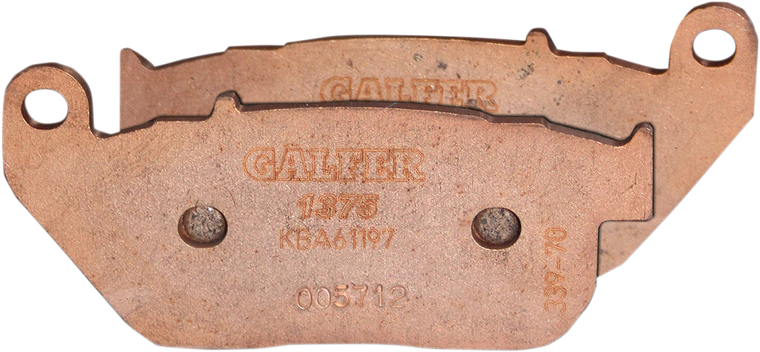 1722-0788 - GALFER Ceramic Brake Pads - Harley-Davidson FD339G1370