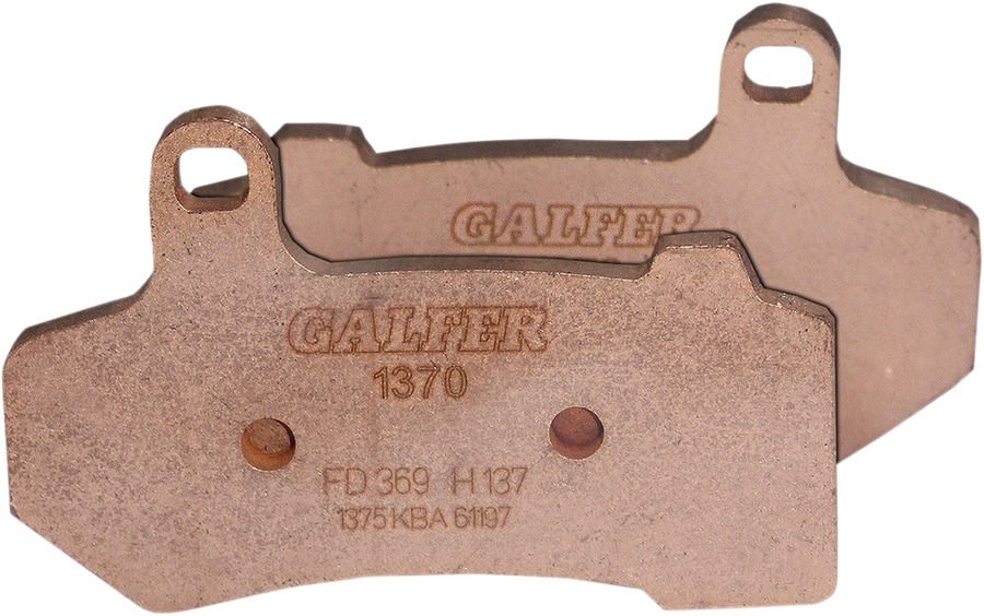 1722-0790 - GALFER Ceramic Brake Pads - Harley-Davidson FD369G1370