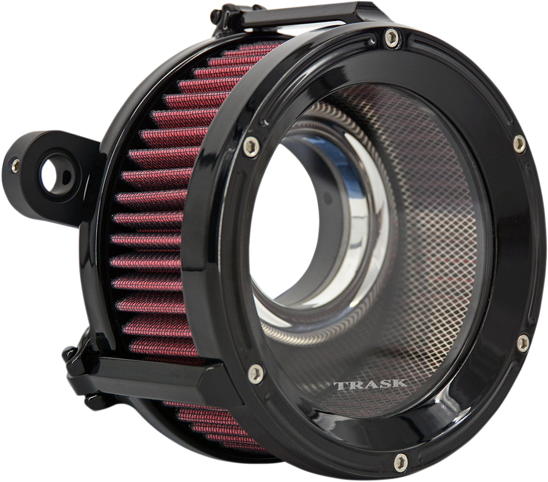 1010-2520 - TRASK Assault Air Cleaner - Black - EFI TM-1021GBK