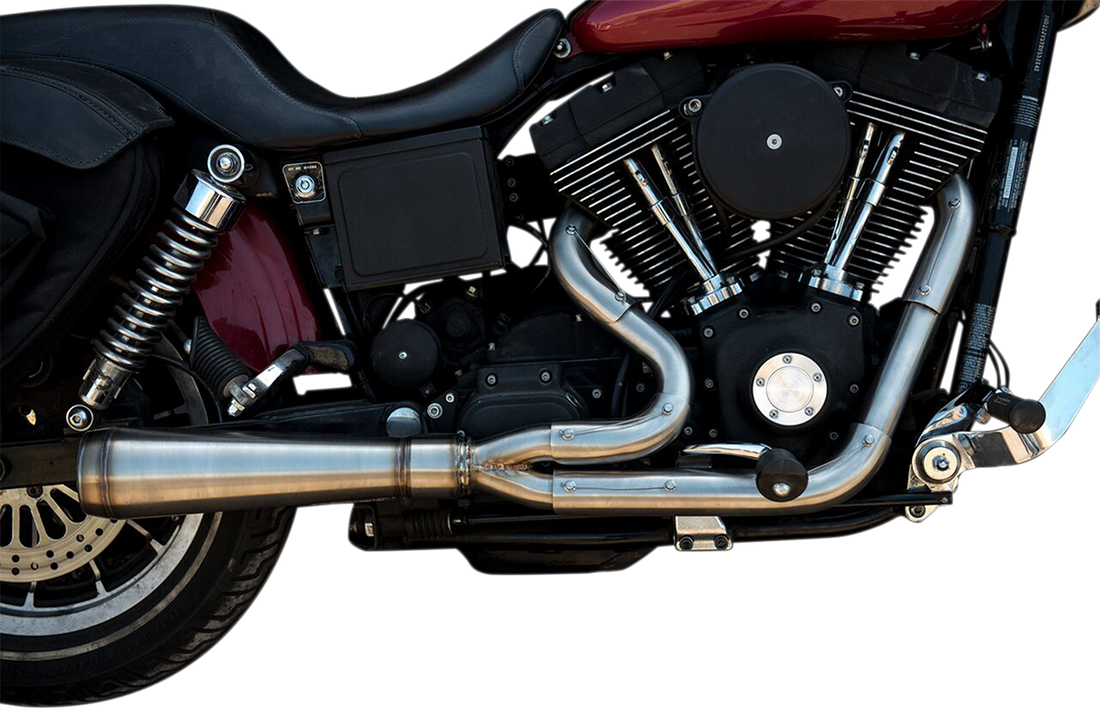 1800-2208 - TRASK Assault 2:1 Exhaust - Full Stainless - '91-'05 Dyna TM-5021