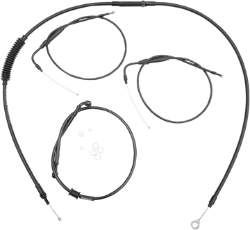 0610-0751 - BURLY BRAND Handlebar Cable And Brake Line Kit - Clubman Handlebars B30-1099