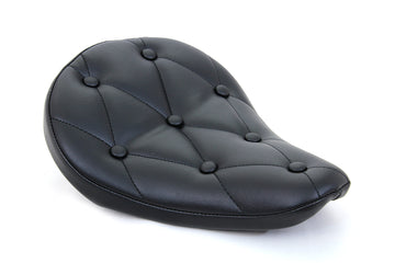 47-0064 - Black Vinyl Solo Seat with Buttons