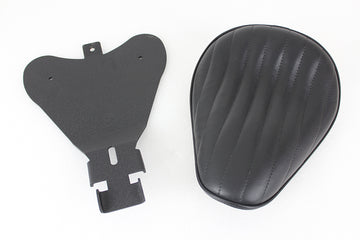 47-0491 - Bates Solid Mount Solo Seat Black Leather