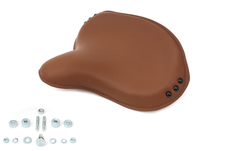 47-0529 - Replica Brown Leather Army Solo Seat