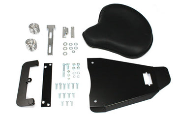 47-0781 - Black Leather Solo Seat With Mount Kit