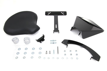 47-0782 - Black Leather Solo Seat With Mount Kit