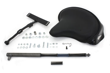 47-0783 - Black Leather Deluxe Solo Seat Kit