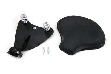 47-0803 - Black Leather Solo Seat with Mount Kit
