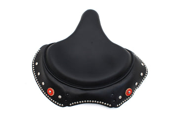 47-0950 - Black Leather Early Style Solo Seat