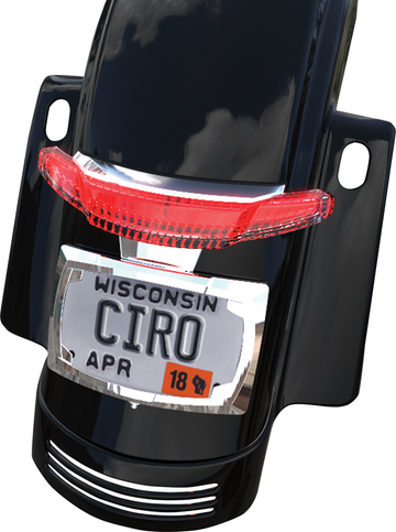 2010-1348 - CIRO Taillight/License Plate Holder - Chrome 40051