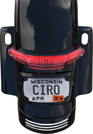 2010-1349 - CIRO Taillight/License Plate Holder - Black 40052