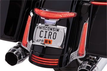 2010-1350 - CIRO Taillight/License Plate Holder - Chrome 40053