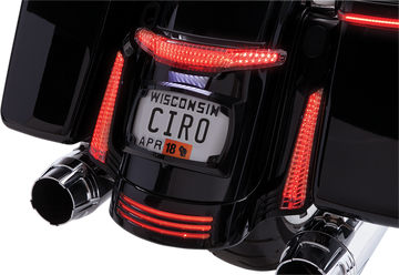 2010-1351 - CIRO Taillight/License Plate Holder - Black 40054