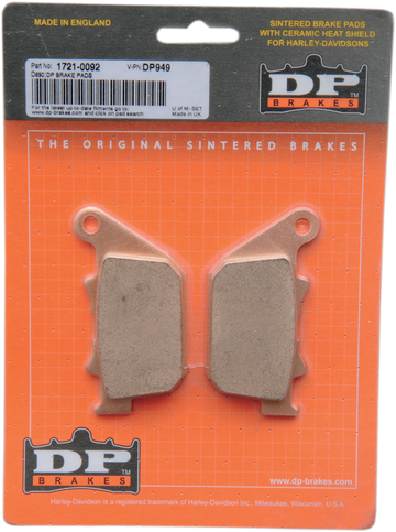 DP BRAKES Sintered Brake Pads - DP949 DP949