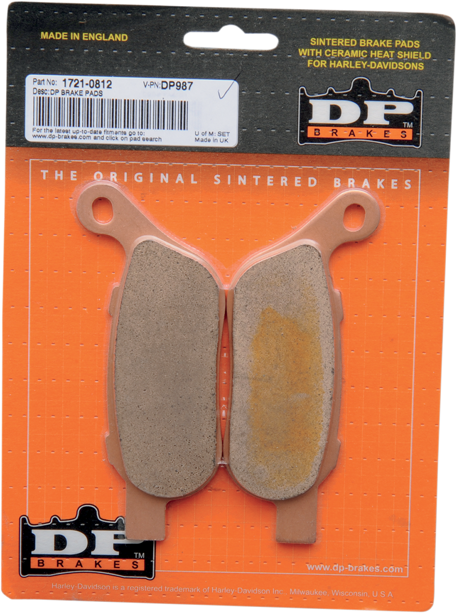 1721-0812 - DP BRAKES Sintered Brake Pads - DP987 DP987