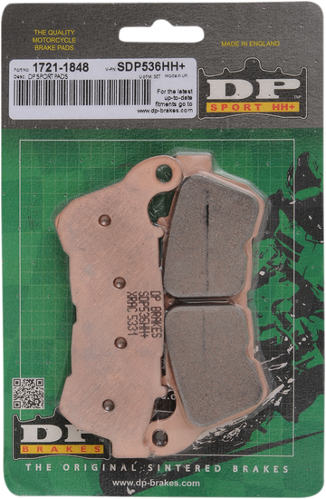 DP BRAKES Sintered Metal Brake Pads - Sportster - SDP536HH SDP536HH
