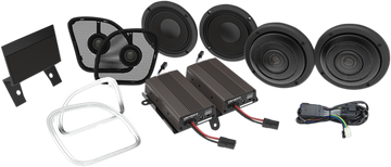 4405-0500 - WILD BOAR AUDIO Front/Rear Speaker Kit with Amp WBA ULTRA KT RG