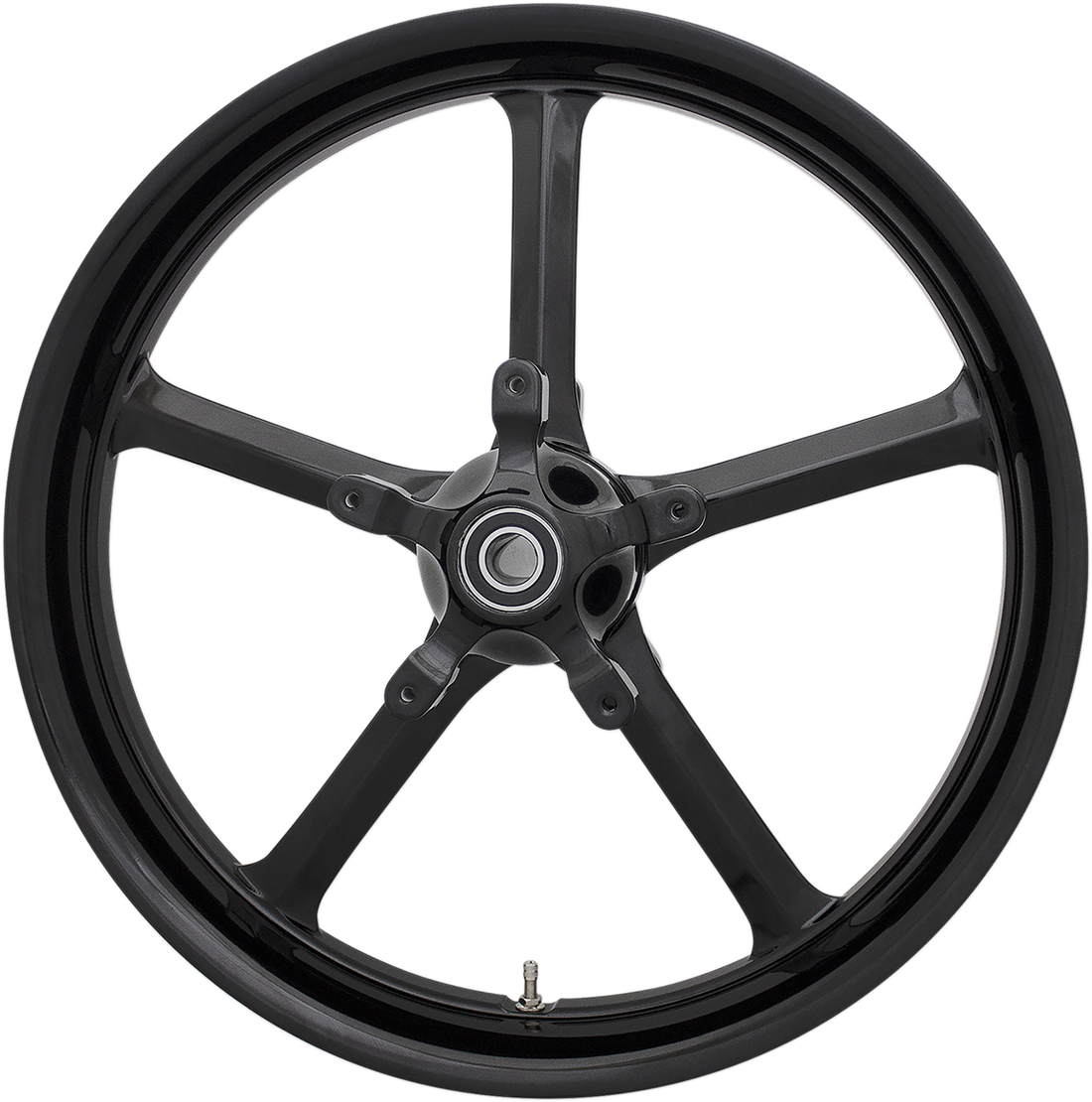 0201-2290 - COASTAL MOTO Front Wheel  - Rockstar - Dual Disc/No ABS - Black - 21"x3.25" - FL 1502-ROC-213-B