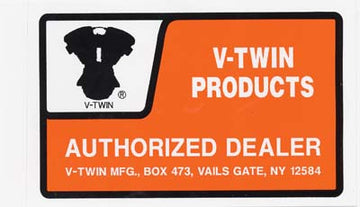 48-0001 - V-Twin Authorized Dealer Decal