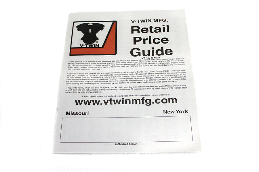 48-0008 - V-Twin Retail Price Guide