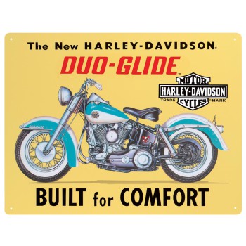 48-0216 - Built for Comfort Die Cut Tin Sign
