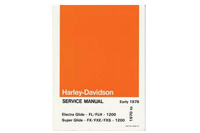 48-0692 - Harley Davidson Factory Service Manual for 1970-1978 FL-FX