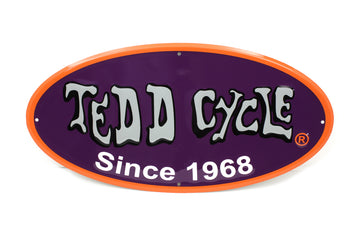 48-0945 - Tedd Cycle Metal Sign