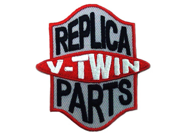 48-1333 - Replica V-Twin Shield Patch