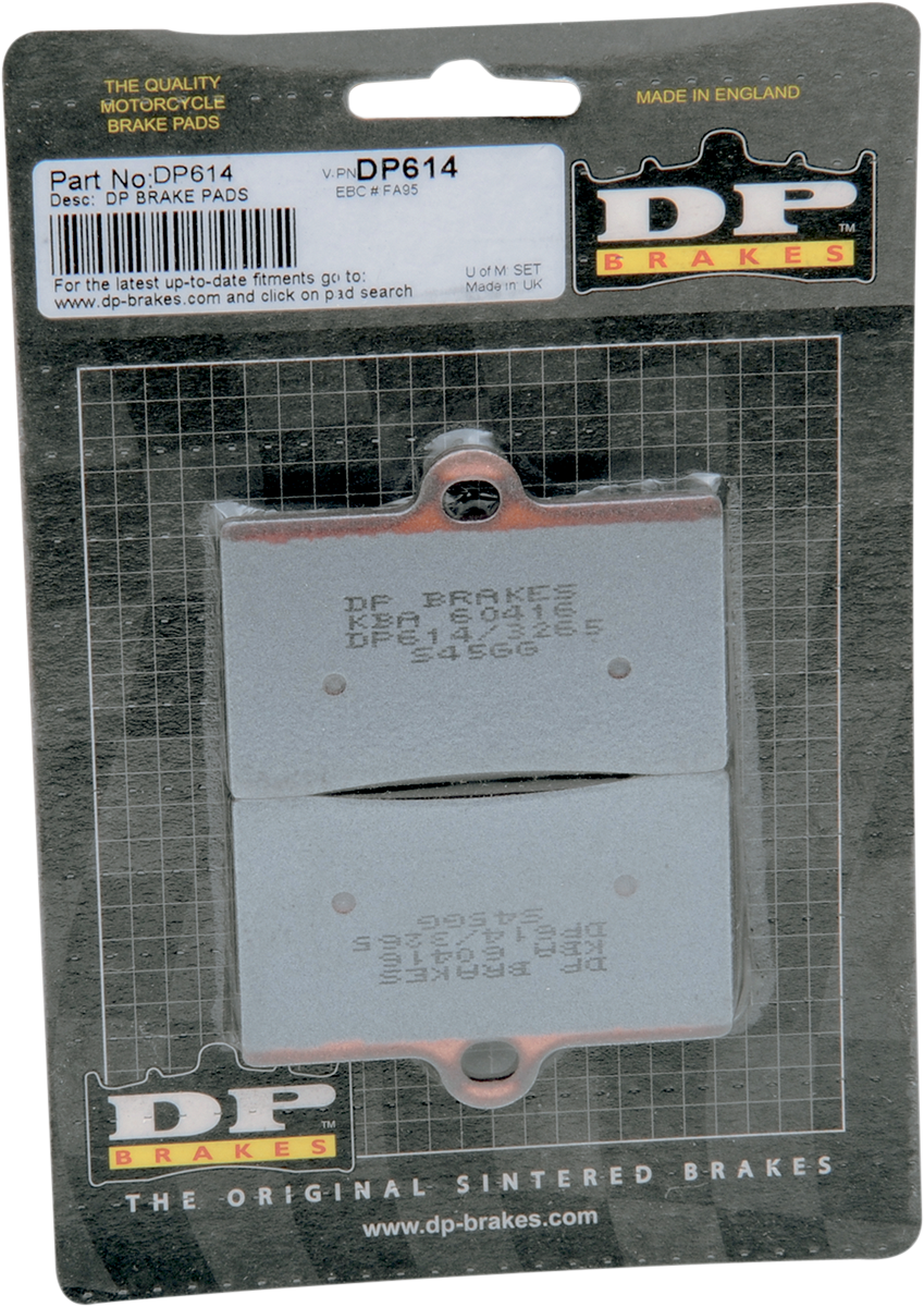 DP BRAKES Standard Brake Pads DP614